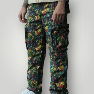 Robert Roberto SS3 Camo Cargo Pants Convertible Shorts Men’s